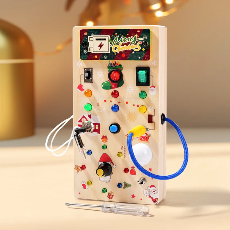 Sajo™ Kids Sensory Activity Board - Light-Up Fun for Little Explorers!