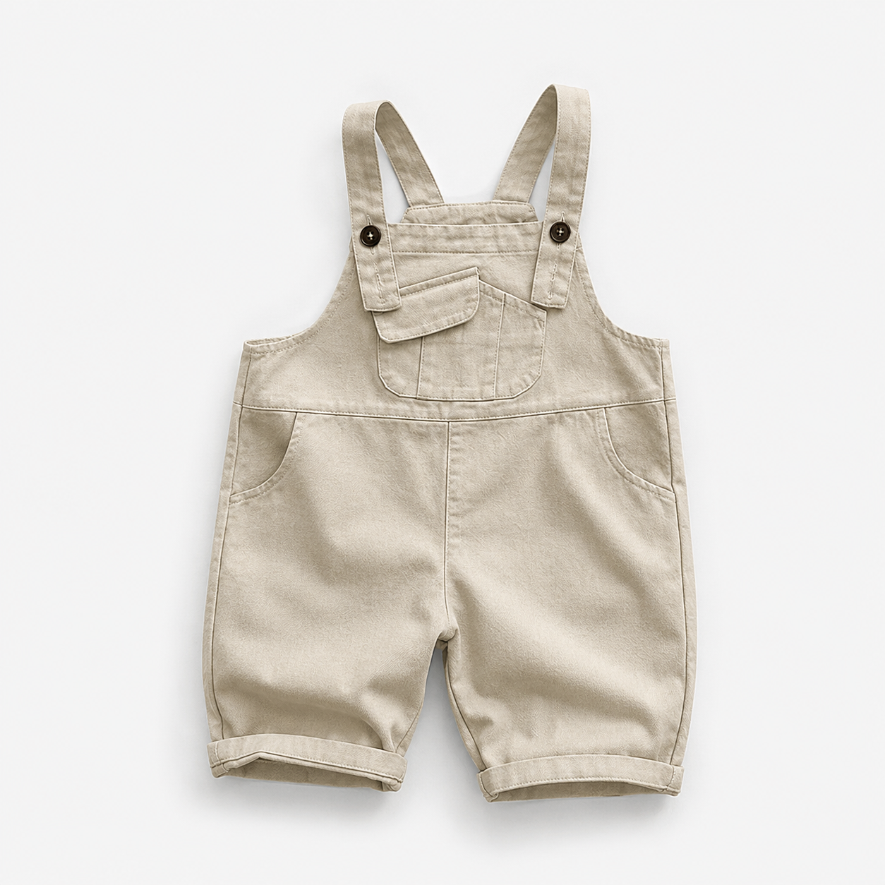 Little Explorer Premium Cotton Dungaree Shorts