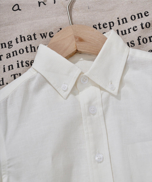 Boys' Classic Linen Shirt