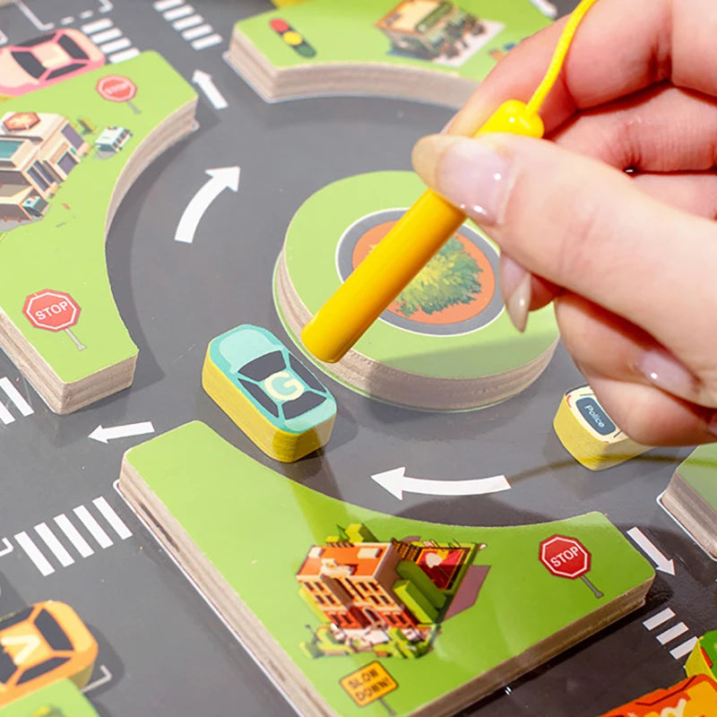 Sajo™ Magnetic Alphabet Maze Board – Montessori Letter Learning Toy