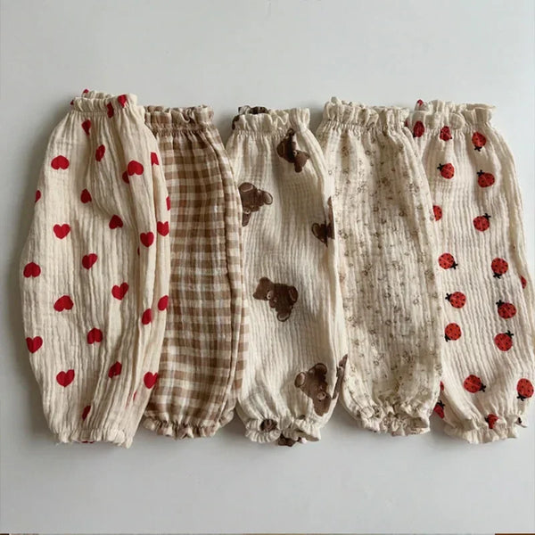 Sajo™ Organic Cotton Baby Pants – Soft Muslin Bottoms for Newborns & Toddlers