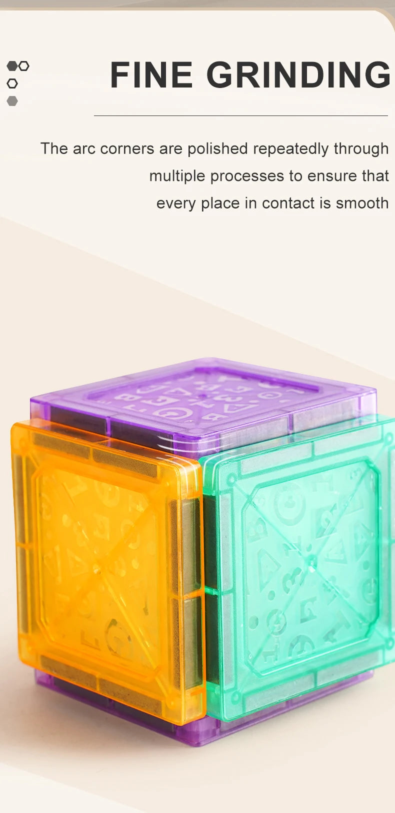 Sajo™ Magnetic Tiles Building Blocks Set for Kids