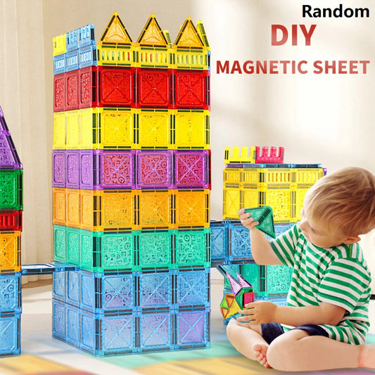 Sajo™ Magnetic Tiles Building Blocks Set for Kids