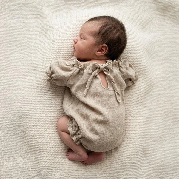 Sajo™ Vintage Ruffle Romper | Newborn Photography Dress