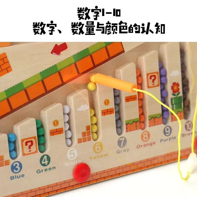 Sajo™ Magnetic Colour & Number Maze – Montessori Learning Toy