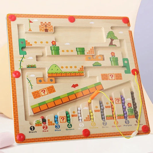 Sajo™ Magnetic Colour & Number Maze – Montessori Learning Toy