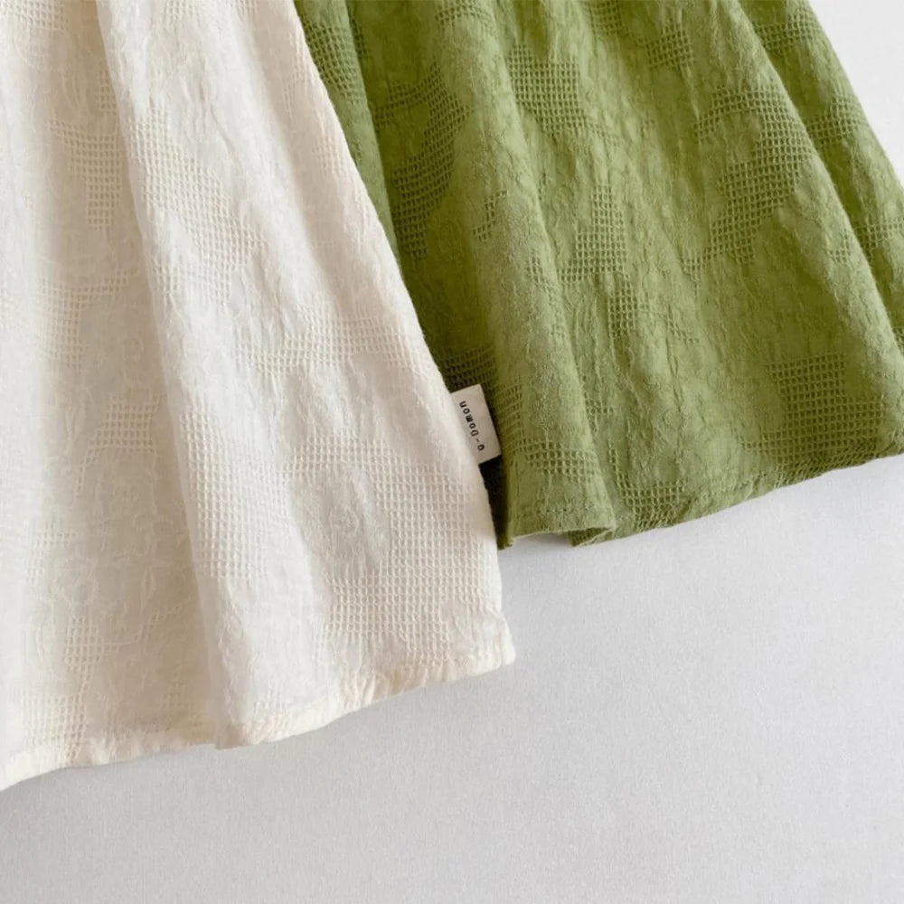 Sajo™ Girls Embroidered Sleeveless Vest Dress - Fresh & Breezy Summer Style!