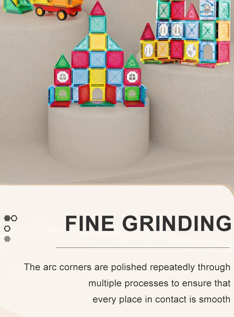 Sajo™ Magnetic Tiles Building Blocks Set for Kids
