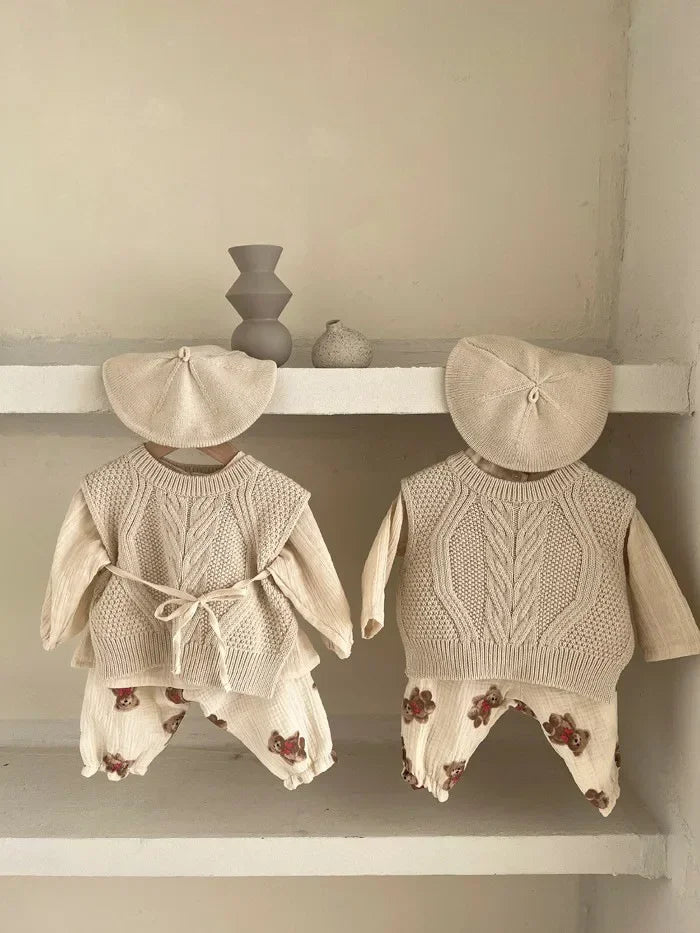 Sajo™ Organic Cotton Baby Pants – Soft Muslin Bottoms for Newborns & Toddlers