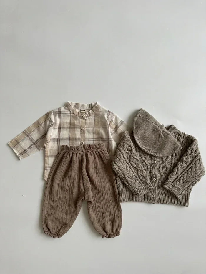 Sajo™ Organic Cotton Baby Pants – Soft Muslin Bottoms for Newborns & Toddlers