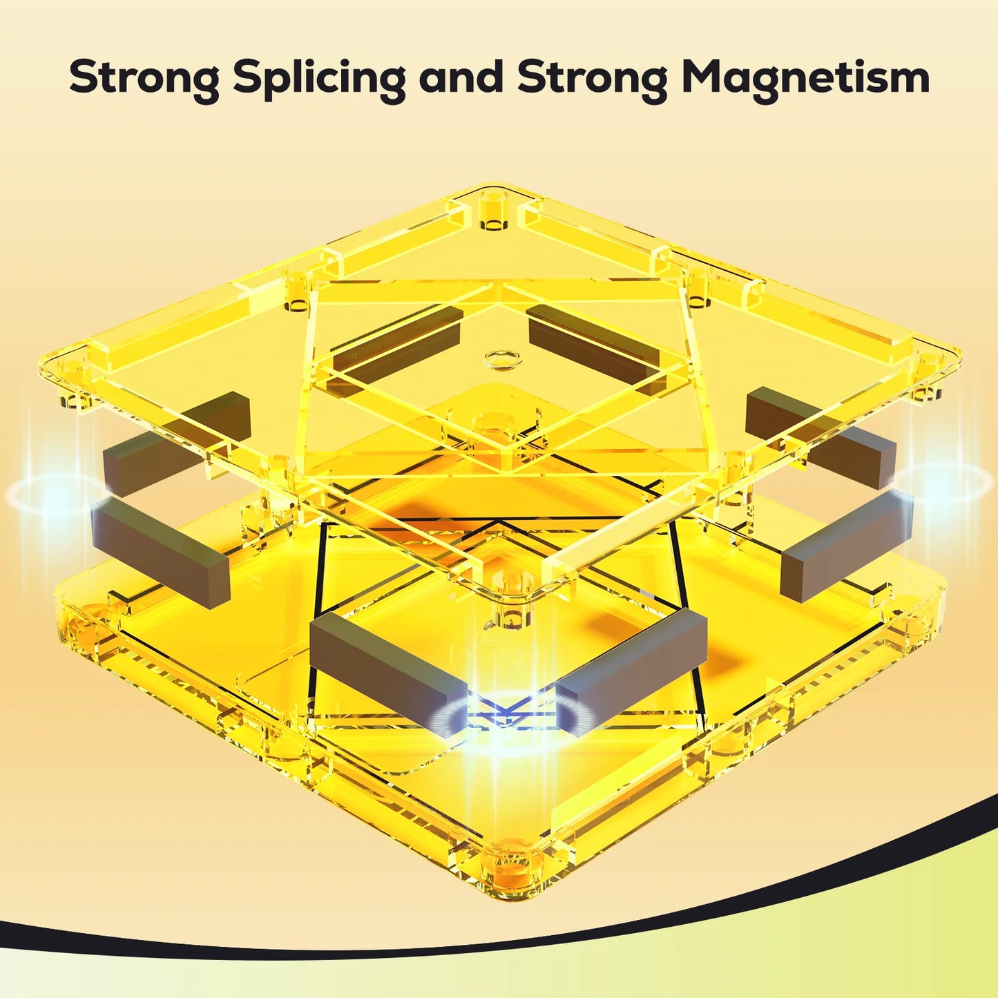 Sajo™ 52-Piece Magnetic Tiles Set – 3D Building Blocks for Kids