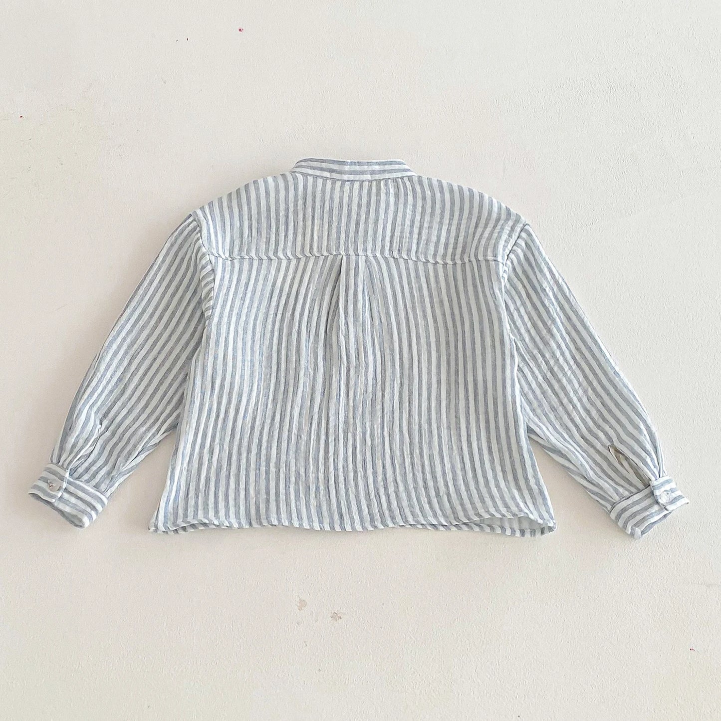 Sajo™ Boys Vintage Stripe Henley Shirt – Casual Long Sleeve Top