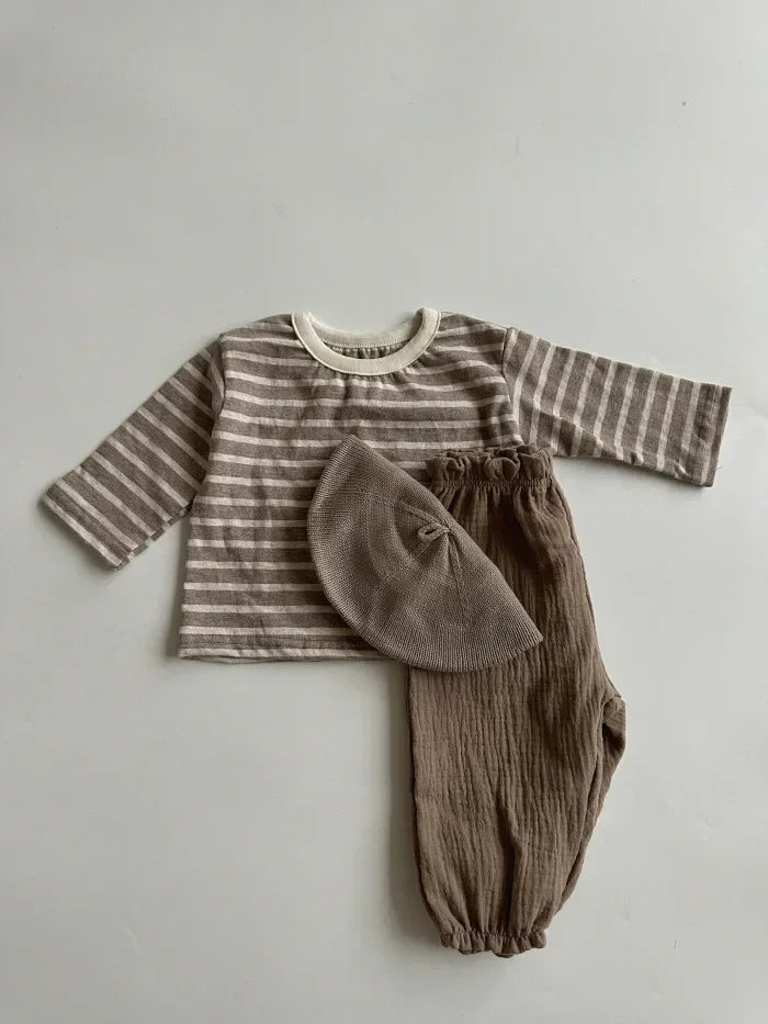 Sajo™ Organic Cotton Baby Pants – Soft Muslin Bottoms for Newborns & Toddlers
