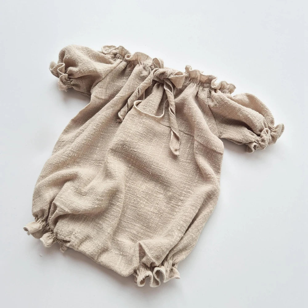 Sajo™ Vintage Ruffle Romper | Newborn Photography Dress