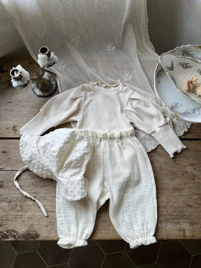 Sajo™ Organic Cotton Baby Pants – Soft Muslin Bottoms for Newborns & Toddlers