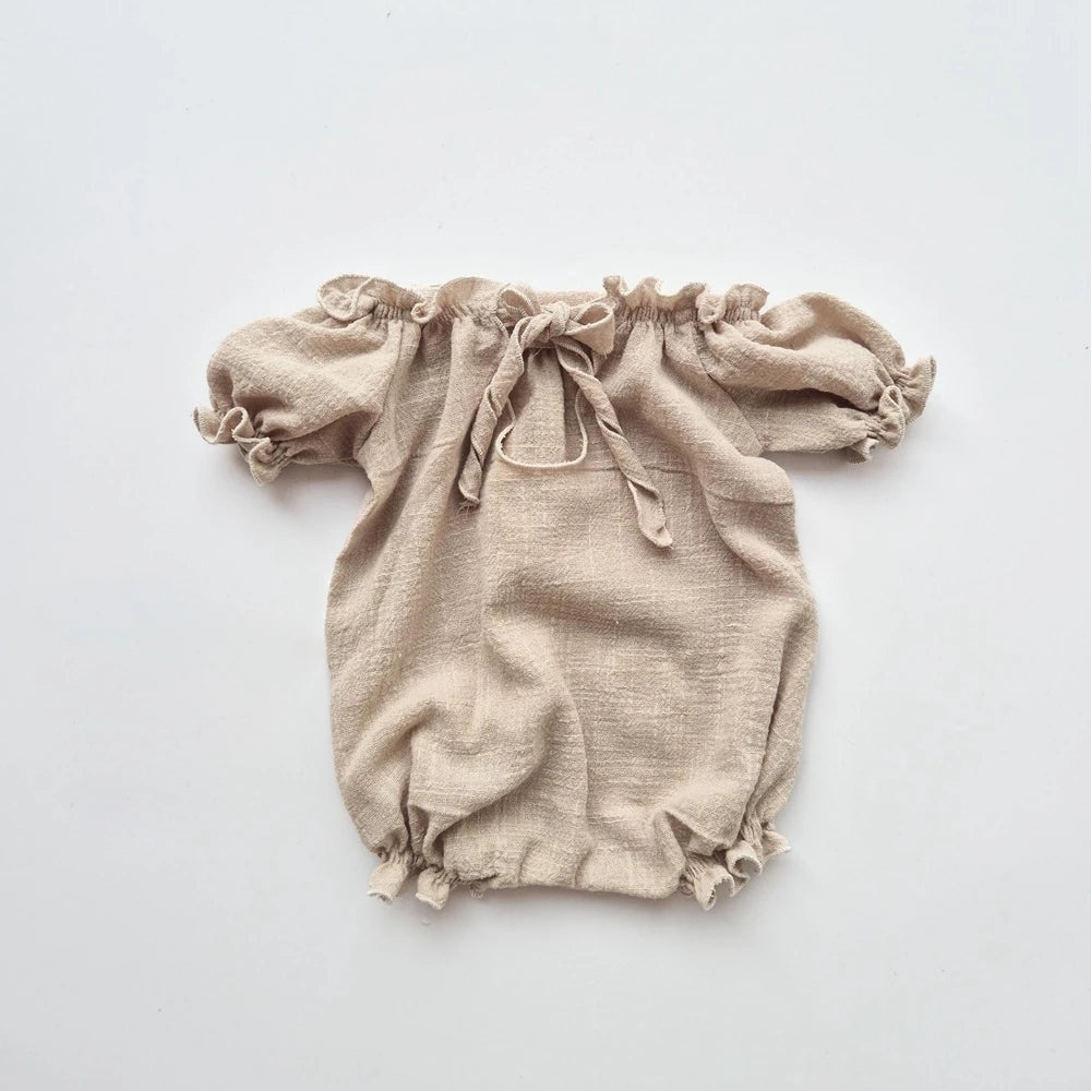 Sajo™ Vintage Ruffle Romper | Newborn Photography Dress